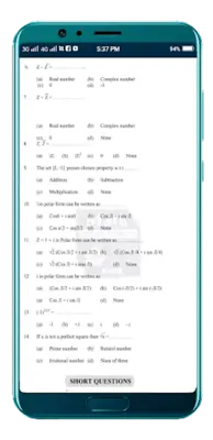 Math Notes (FSC, ICS) Offline android App screenshot 3